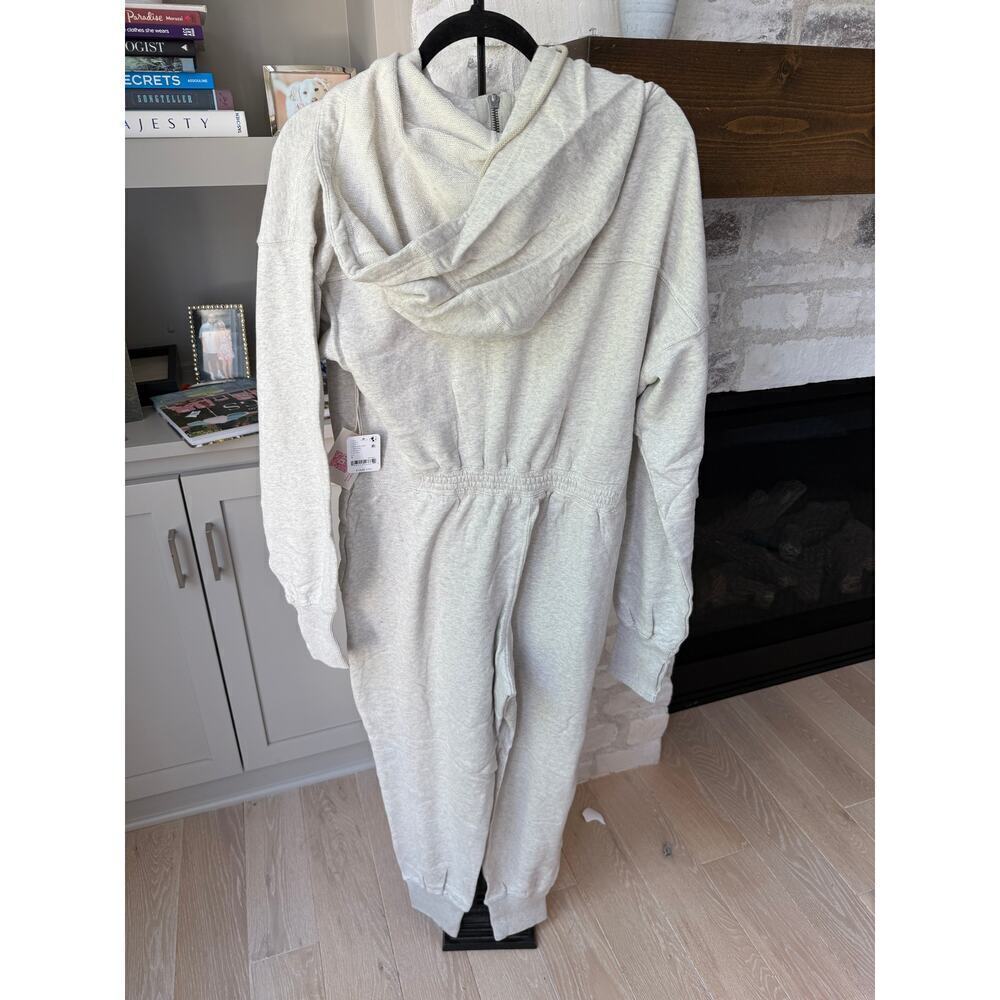 Free People Movement x HATCH Women's Heather Gray Warm Up Jumpsuit Size S - Picture 5 of 8